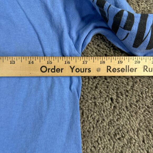 Pacsun Shirt Mens Small Blue Yellow New Youth Seeking Euphoria Long Sleeve - Picture 8 of 9